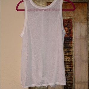 Lululemon white sheer tank
